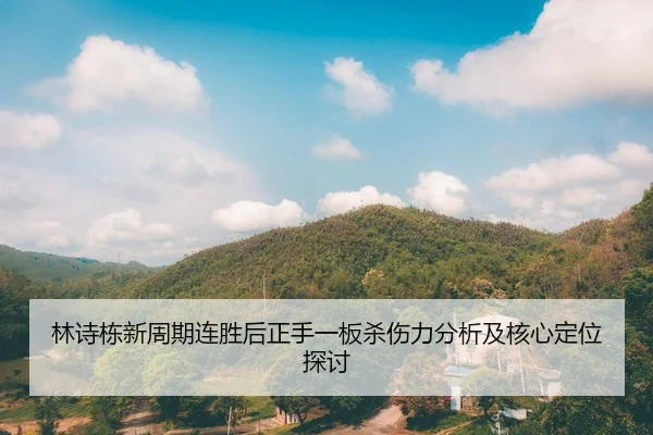 林诗栋新周期连胜后正手一板杀伤力分析及核心定位探讨